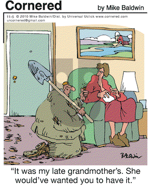 Cornered on Friday November 5, 2010 Comic Strip