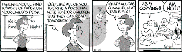 Drabble on Thursday April 19, 2001 Comic Strip