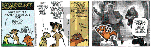 Over the Hedge on Friday July 13, 2007 Comic Strip