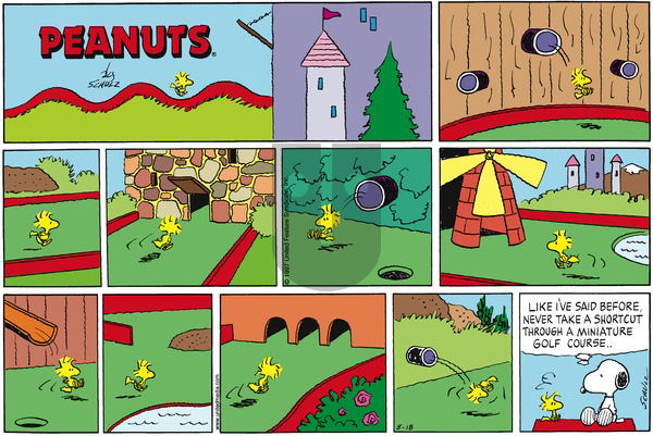 Peanuts on Sunday May 18, 1997 Comic Strip
