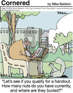 Cornered on Thursday August 11, 2005 Comic Strip