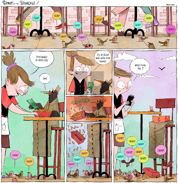 Spirit of the Staircase on Wednesday January 3, 2024 Comic Strip