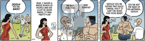 Alley Oop - Friday September 20, 2024 Comic Strip