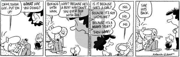 Baby Blues on Thursday December 7, 1995 Comic Strip