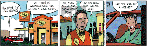 Luann on Monday October 17, 2011 Comic Strip