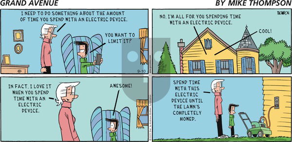 Grand Avenue on Sunday September 10, 2023 Comic Strip