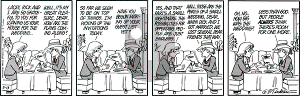 Doonesbury on Wednesday May 13, 1981 Comic Strip