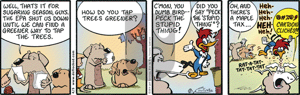 DeFlocked on Saturday April 5, 2014 Comic Strip