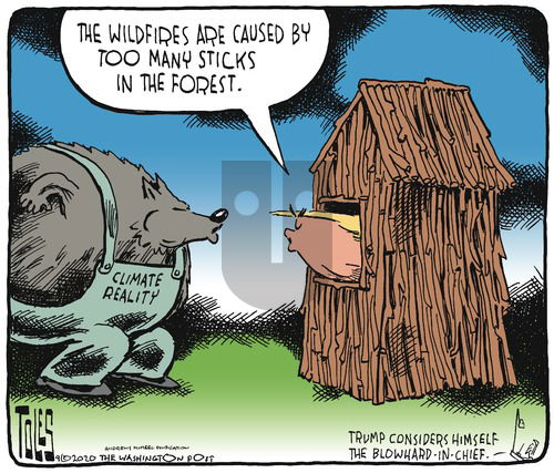 Tom Toles on Sunday September 20, 2020 Comic Strip
