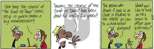 The Knight Life on Monday November 17, 2014 Comic Strip
