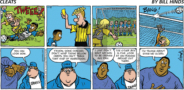 Cleats - Sunday November 12, 2006 Comic Strip