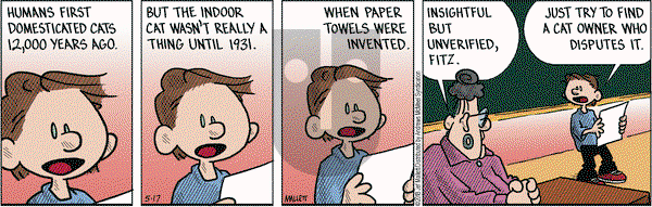 Frazz on Thursday May 17, 2018 Comic Strip
