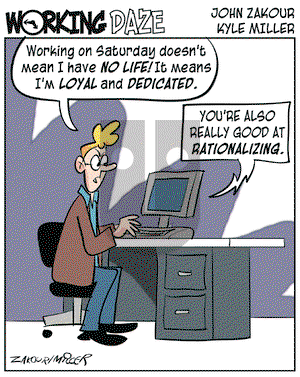 Working Daze on Saturday January 15, 2005 Comic Strip