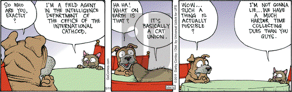 Get Fuzzy on Saturday May 11, 2013 Comic Strip