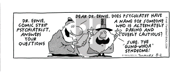 Frank and Ernest on Tuesday August 2, 1994 Comic Strip