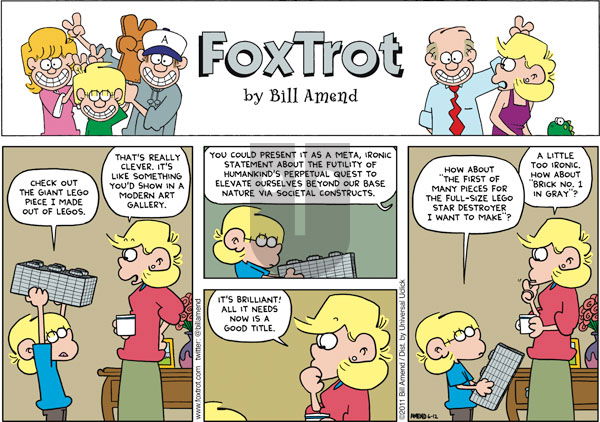 FoxTrot on Sunday June 12, 2011 Comic Strip