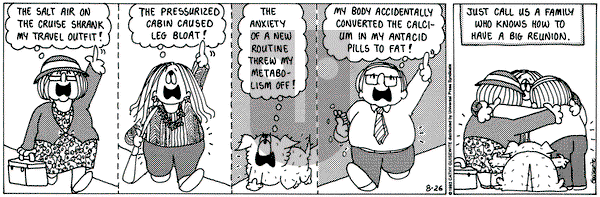 Cathy Classics on Monday August 26, 1996 Comic Strip