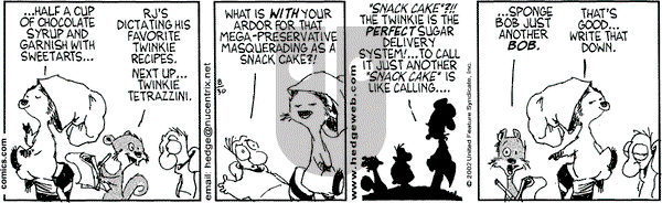 Over the Hedge on Friday August 30, 2002 Comic Strip