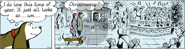 Fred Basset on Wednesday December 21, 2016 Comic Strip