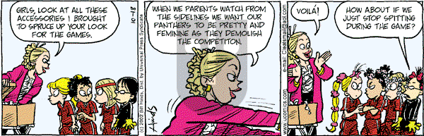 Cleats - Friday October 18, 2002 Comic Strip