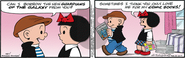 Nancy on Saturday February 25, 2017 Comic Strip