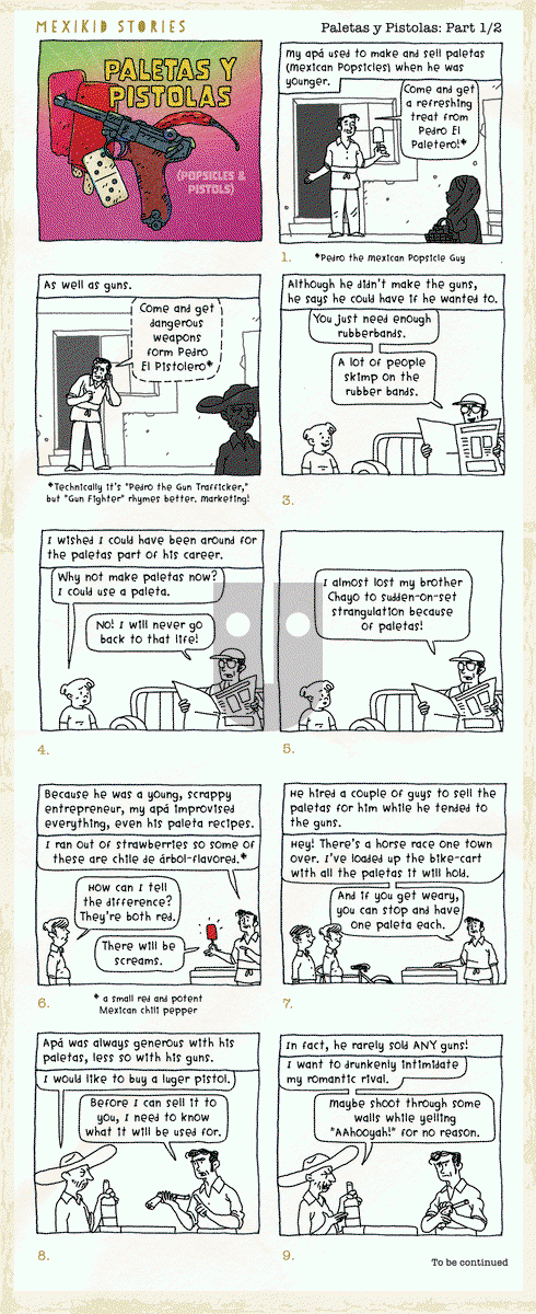 Mexikid Stories on Thursday August 1, 2024 Comic Strip