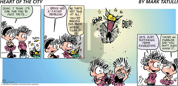 Heart of the City on Sunday February 15, 2009 Comic Strip