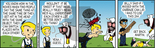 Cow and Boy Classics on Monday September 29, 2008 Comic Strip