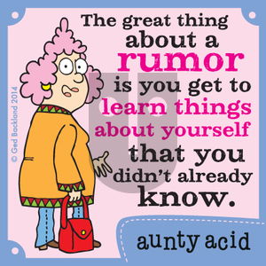 Aunty Acid on Tuesday September 16, 2014 Comic Strip