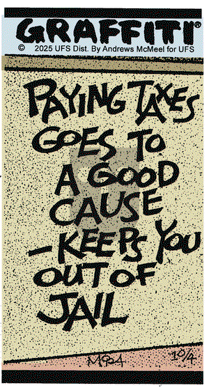 Graffiti - Saturday October 4, 2025 Comic Strip