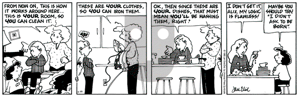 Stone Soup - Wednesday November 22, 1995 Comic Strip