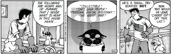 Get Fuzzy on Monday October 8, 2001 Comic Strip