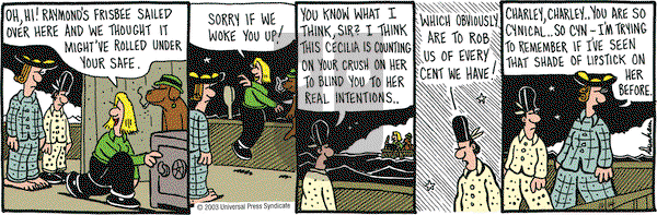 Overboard on Tuesday October 14, 2003 Comic Strip
