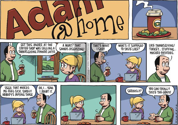 Adam@Home on Sunday November 24, 2013 Comic Strip