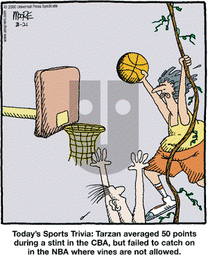 In the Bleachers on Tuesday March 21, 2000 Comic Strip