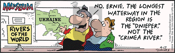 Frank and Ernest on Thursday April 17, 2014 Comic Strip