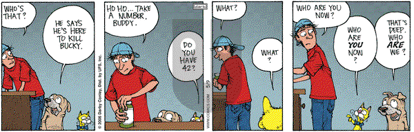 Get Fuzzy on Tuesday May 9, 2006 Comic Strip