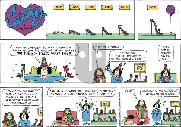 Cathy Classics on Sunday December 27, 2009 Comic Strip