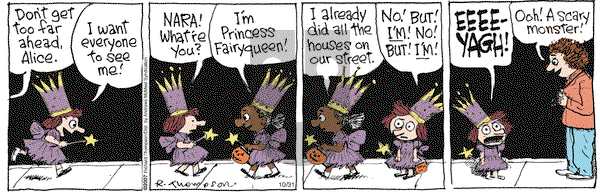 Cul de Sac on Tuesday October 31, 2017 Comic Strip