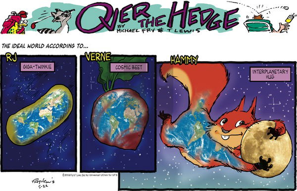 Over the Hedge on Sunday May 22, 2016 Comic Strip