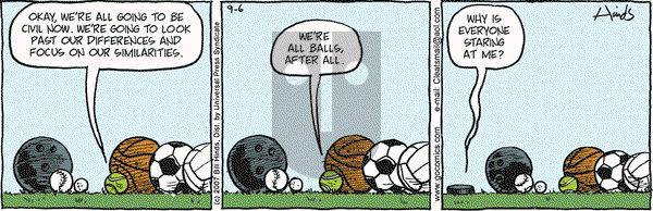 Cleats on Thursday September 6, 2007 Comic Strip
