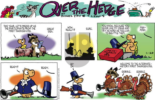 Over the Hedge on Sunday November 20, 2016 Comic Strip