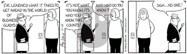 The Born Loser on Wednesday November 10, 1999 Comic Strip