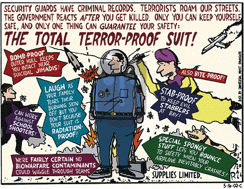 Ted Rall on Monday May 20, 2002 Comic Strip