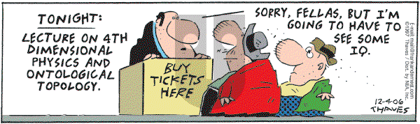 Frank and Ernest - Monday December 4, 2006 Comic Strip