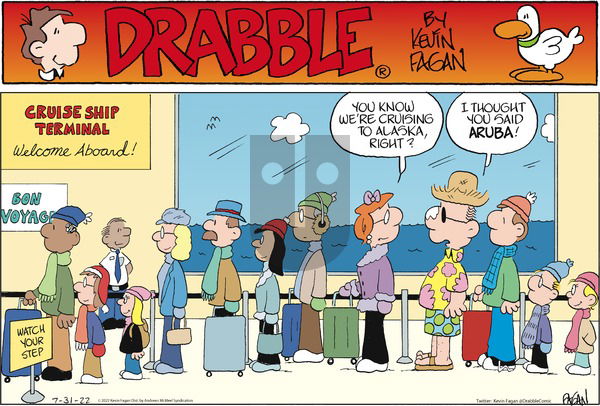 Drabble - Sunday July 31, 2022 Comic Strip