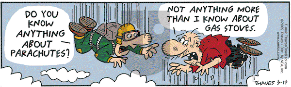 Frank and Ernest on Thursday March 19, 2009 Comic Strip