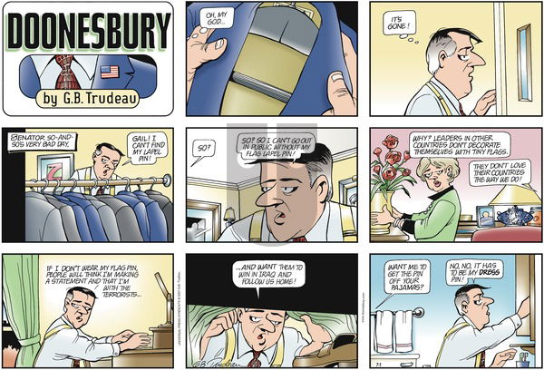Doonesbury on Sunday July 22, 2007 Comic Strip