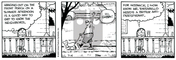 Grand Avenue on Monday July 14, 2003 Comic Strip