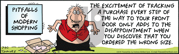Frank and Ernest on Monday July 30, 2018 Comic Strip